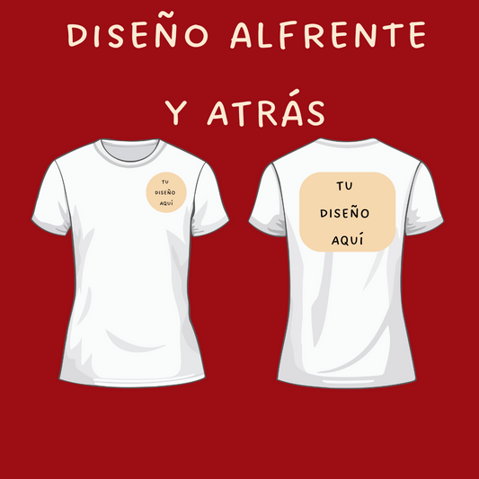 Camisa diseño alfrente y atrás